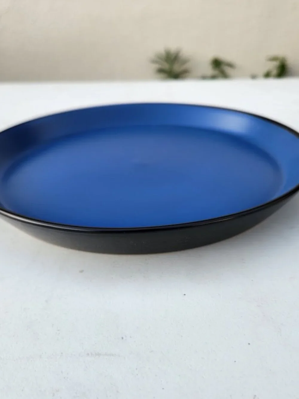 NEW Stone Lain Albie Round Dinner Plate Dinnerware Blue Black Replacement Plates